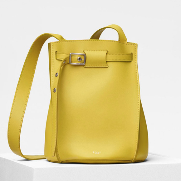 Celine Handbags - Céline Big Bucket Bag in Bright Yellow/Green
